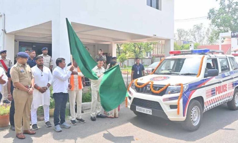 कोरबा जिले को मिली 22 नए डायल 112 वाहनों की सौगात