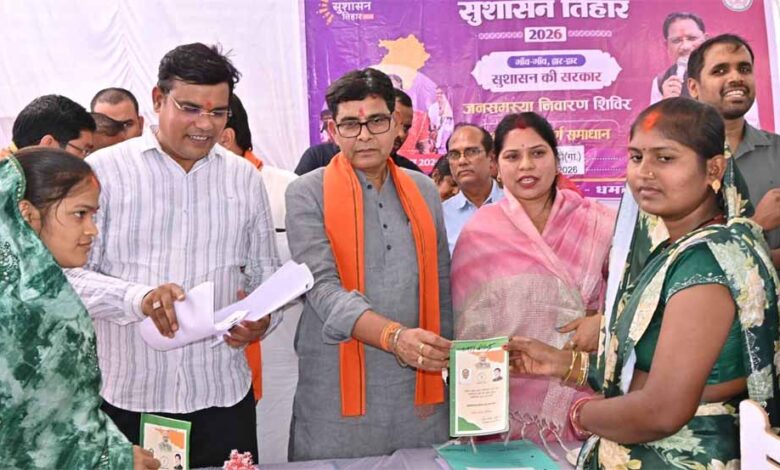 सरकार गांव, गरीब और किसानों के कल्याण के लिए समर्पित-मंत्री  टंक राम वर्मा