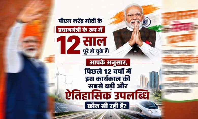 प्रधानमंत्री नरेंद्र मोदी के कार्यकाल के 12 वर्ष पूर्ण होने पर वित्त मंत्री ओपी चौधरी ने दी शुभकामनाएं