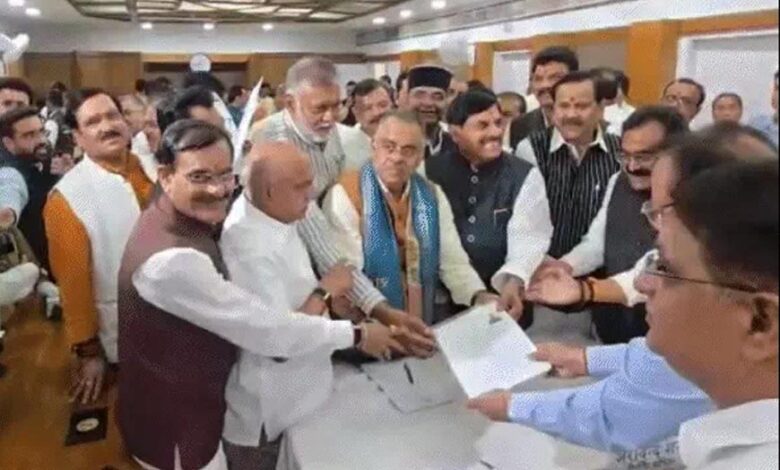 MP राज्यसभा चुनाव: भाजपा उम्मीदवार तरुण चुघ और रजनीश अग्रवाल ने भरा नामांकन, CM मोहन यादव रहे मौजूद