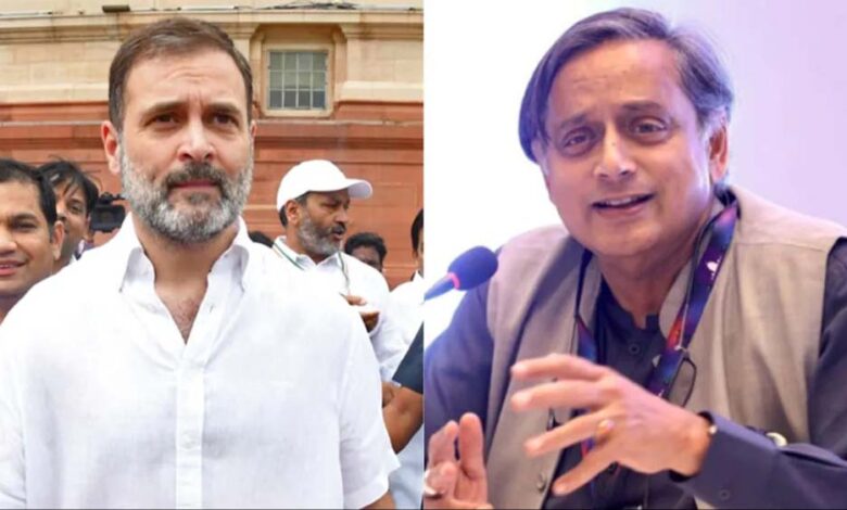 भाजपा-का-कांग्रेस-पर-हमला:-शशि-थरूर-के-बयान-को-लेकर-राहुल-गांधी-पर-उठाए-सवाल