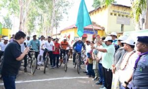 योग-दिवस-पर-गौरेला-पेंड्रा-मरवाही-में-साइकिल-रैली,-फिटनेस-और-स्वास्थ्य-का-दिया-संदेश