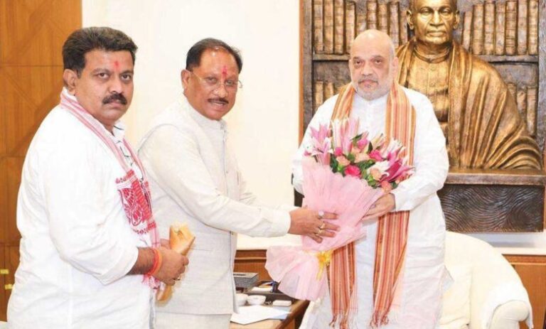छत्तीसगढ़-में-अखिल-भारतीय-आयुर्वेद-संस्थान-के-स्थापना-का-प्रस्ताव,-अमित-शाह-से-मिले-मुख्यमंत्री-विष्णुदेव