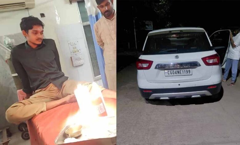 कार-बाइक-की-टक्कर-में-दो-पत्रकार-घायल,-कुचलने-की-कोशिश-का-गंभीर-आरोप
