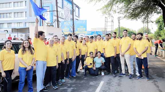 रक्तदान से लेकर मैराथन तक… आईसीएआई भोपाल ने दिया स्वस्थ और विकसित भारत का संदेश